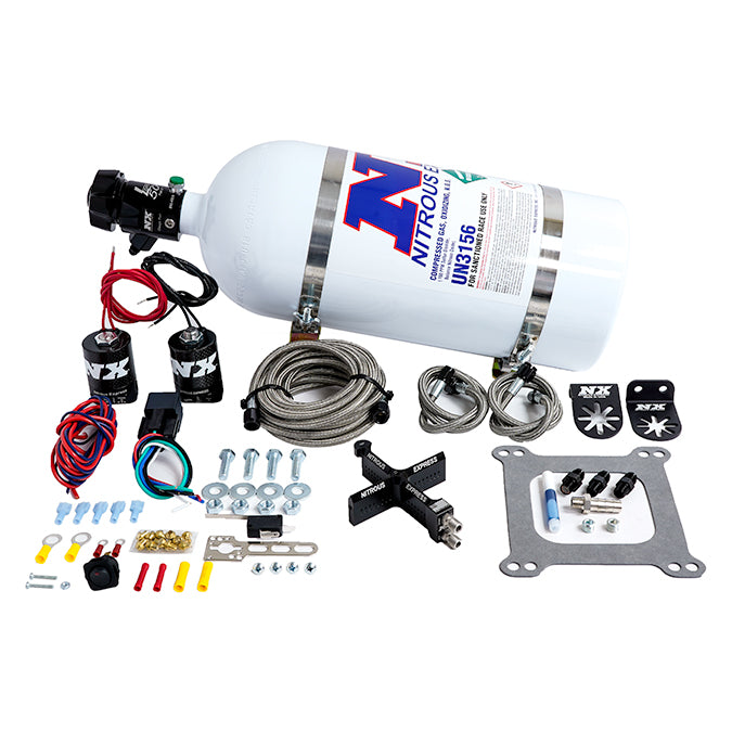 Sistema Crossbar Covert 4150 Pro-Power 100-500Hp con Botella 10Lb Nitrous Express NX 63541-10