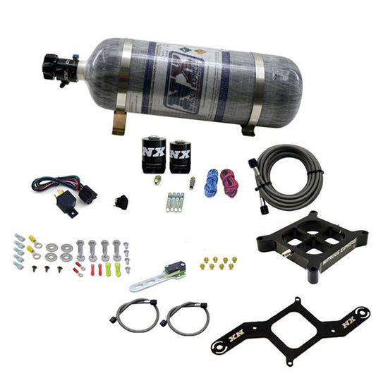 Sistema de Barra Transversal Billet 4150 250-750Hp con Botella Carbono 12Lb Nitrous Express NX 63840-12