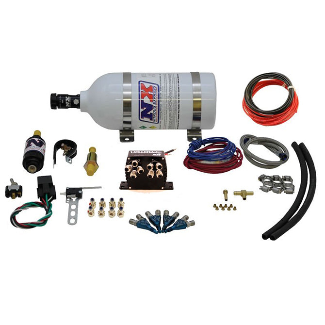 Sistema Nitroso Moto 4 con Botella 2.5Lb Nitrous Express NX 64004-2.5P