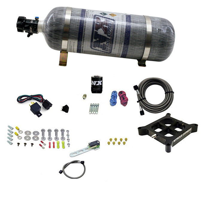 Sistema de Placa Billet Nitroso NX 66142-12 Seco 1 Etapa 100-500HP