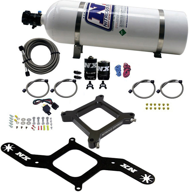 Placa Assassin 4150 Gasolina RNC 250-750Hp con Botella 15Lb Nitrous Express NX 67140-15