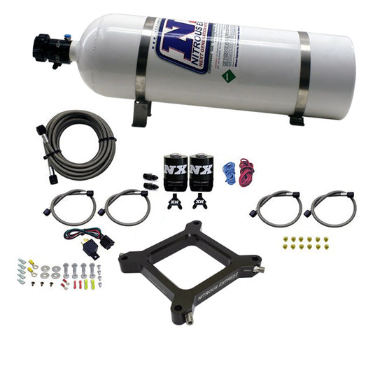 Placa Assassin Alcohol Pro-Power 100-500Hp, Botella 15Lb Nitrous Express NX 67545-15
