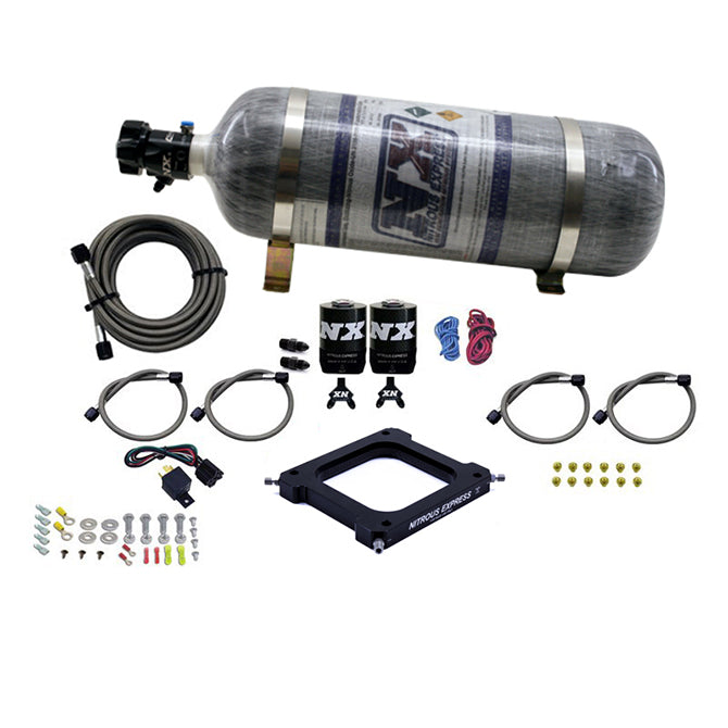Placa Assassin Alcohol Pro-Power 100-500Hp con Botella Carbono 12Lb Nitrous Express NX 67575-12