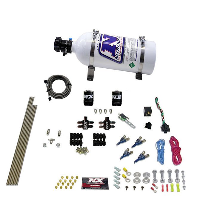 Sistema Nitroso Directo 4 Cil. Gasolina EFI (100-150-250Hp) 5LB Nitrous Express NX 80004EFI-05