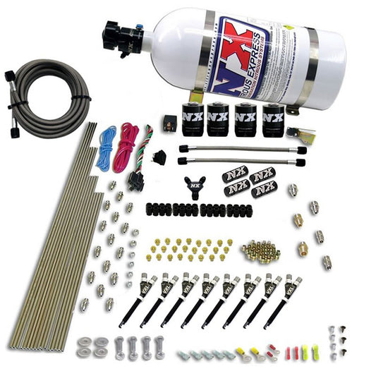 Kit Nitroso NX 80019-10 8 Cilindros VXL, 4 Solenoides, 200-500Hp