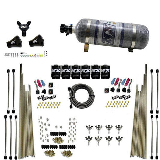 Kit Nitroso NX 80020-12 8 Cil. Triple-D 3 Etapas 6 Solenoides