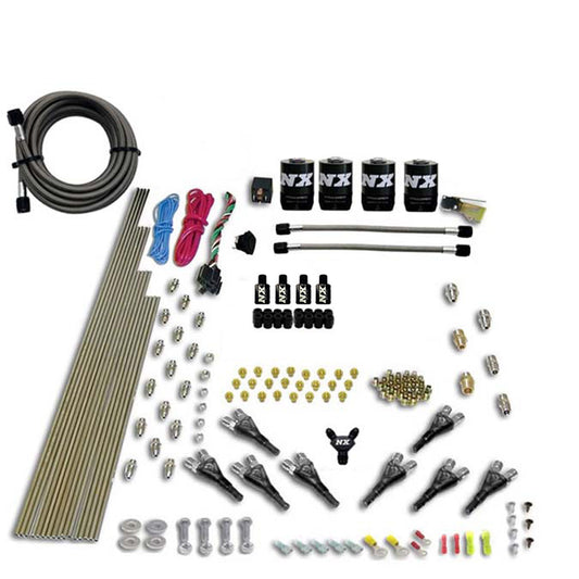 Kit Nitroso Direct Port 4 Solenoides (200-500Hp) sin Botella Nitrous Express NX 90006-00