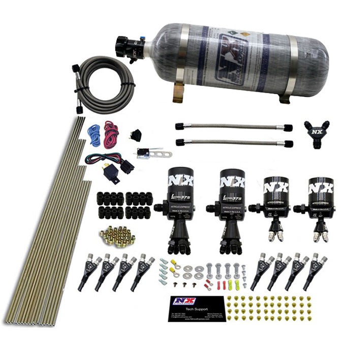 Kit Nitroso NX 90506-12 8 Cilindros Shark Direct Port 375 Solenoides