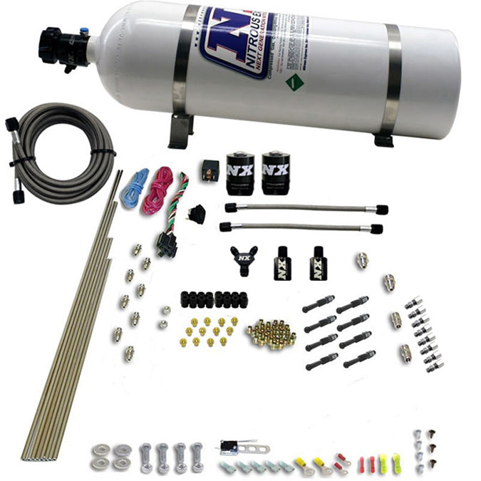 Sistema Nitroso Directo de Puerto Seco 8 Cil. 15LB Nitrous Express NX 93006-15
