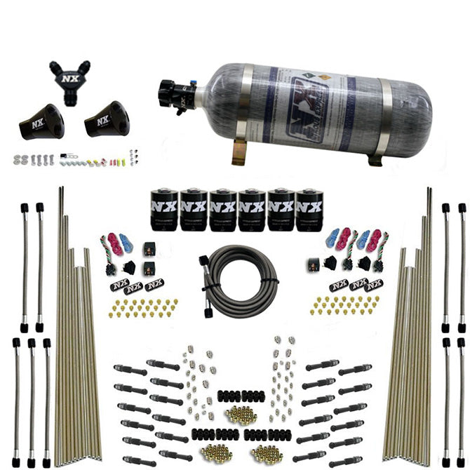 Sistema Nitroso Directo 8 Cil. 3 Etapas NX 93206-12 (12LB)