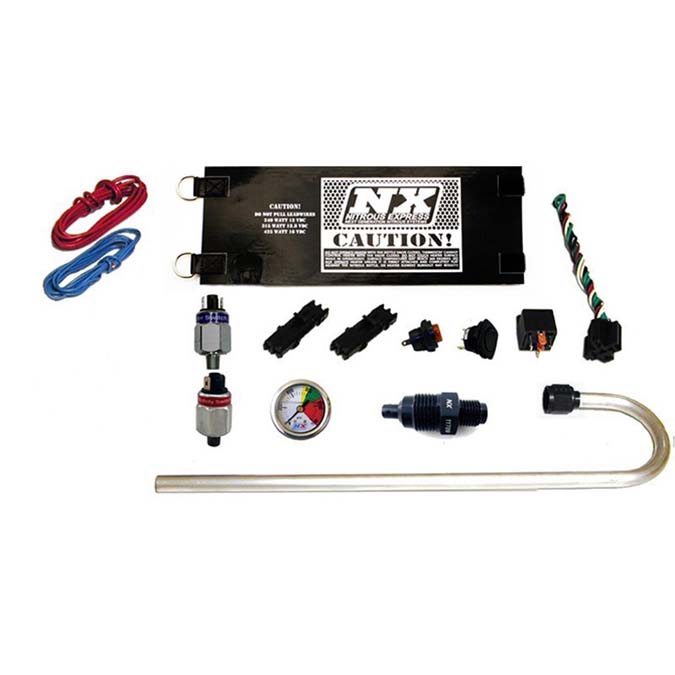 Paquete de Accesorios Genx para Sistema de Carburación con Nitroso NX GENX-8 y Latiguillo 8AN
