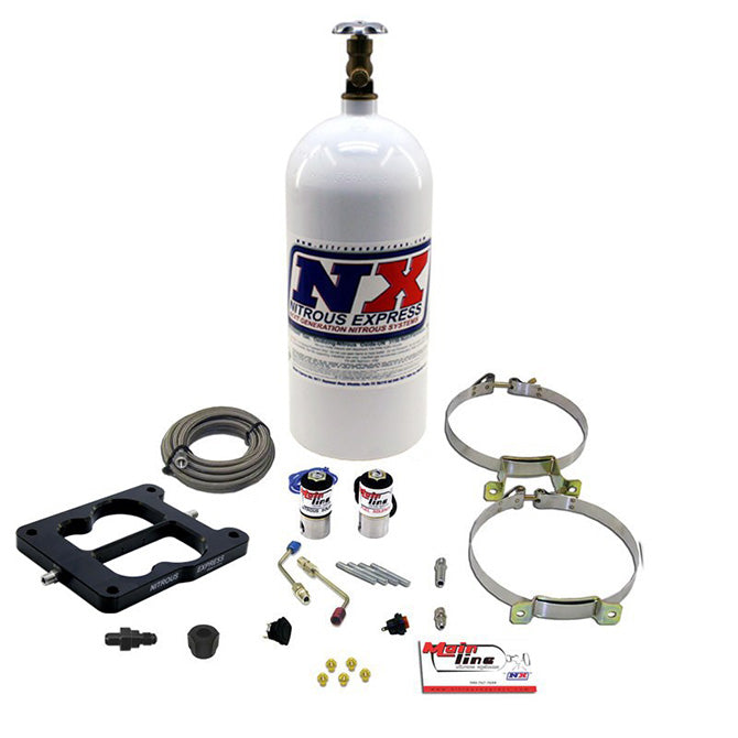 Sistema de Carburación Q-Jet / Spreadbore Mainline con Botella 10Lb Nitrous Express NX ML1002