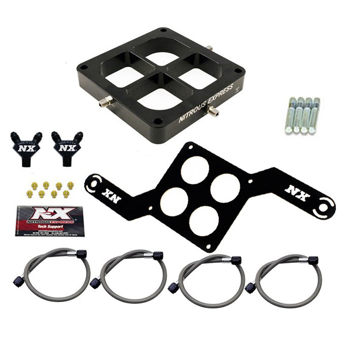 Placa de Doble Etapa Billet Crossbar Conversion 4500 Flange 50-300Hp Nitrous Express NX NX608