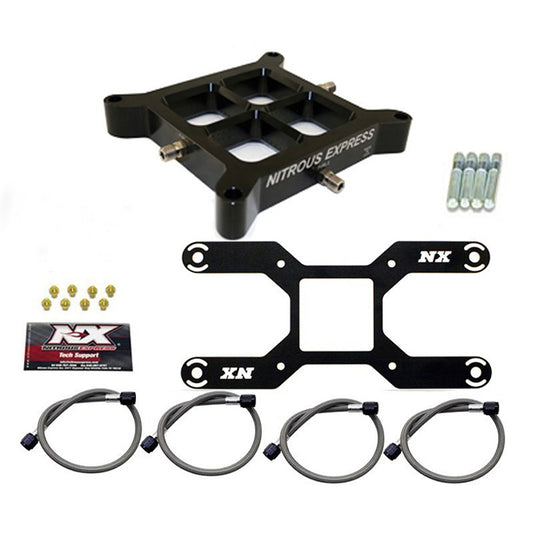 Placa Transversal Billet Doble Etapa 4150 Brida 100-1000Hp Nitrous Express NX NX642