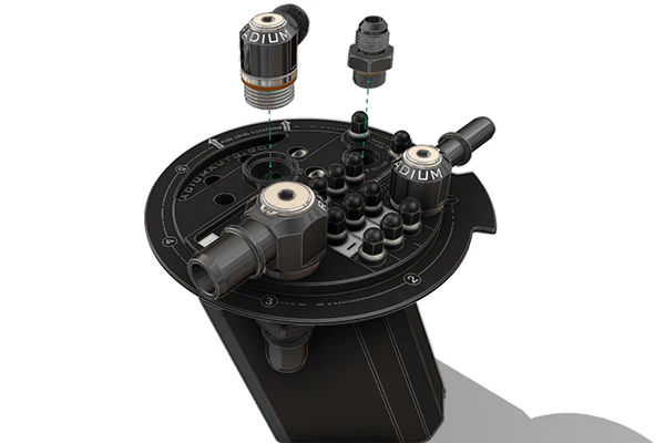 Conjunto de Soporte Bomba AEM 50-1220 DW440 Radium Engineering Honda Civic 2016+ (Excepto FL5) - Imagen 4