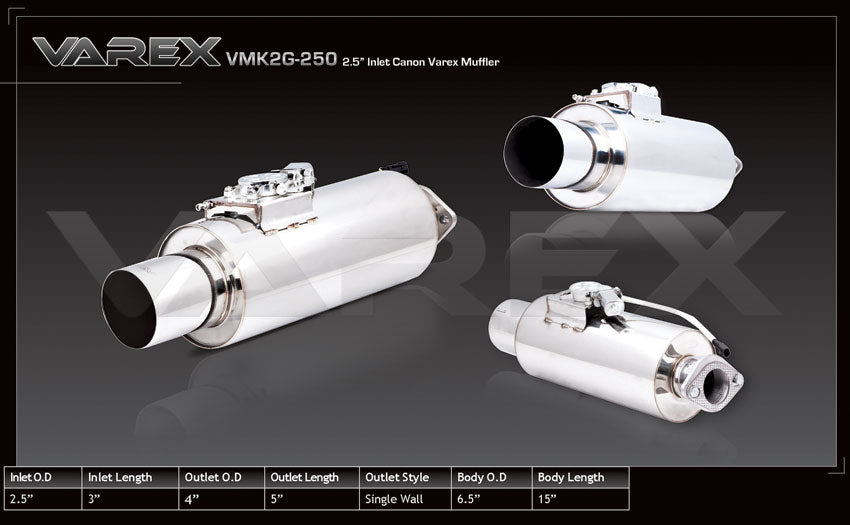 Silenciador Redondo XForce Varex 16,51cm x 38,1cm - Imagen 2
