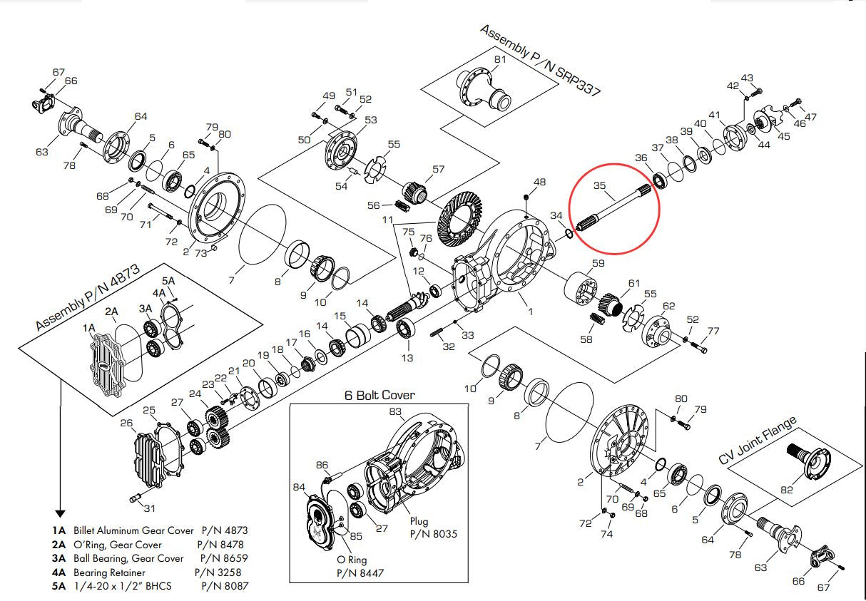 Eje Inferior Winters, Vascomax ®, 10 Estrías 5003-V - Imagen 3