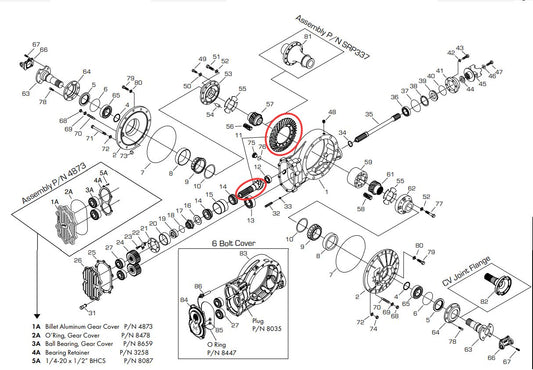 Grupo Cónico Winters Ring & Pinion 4.12 Standard 5714