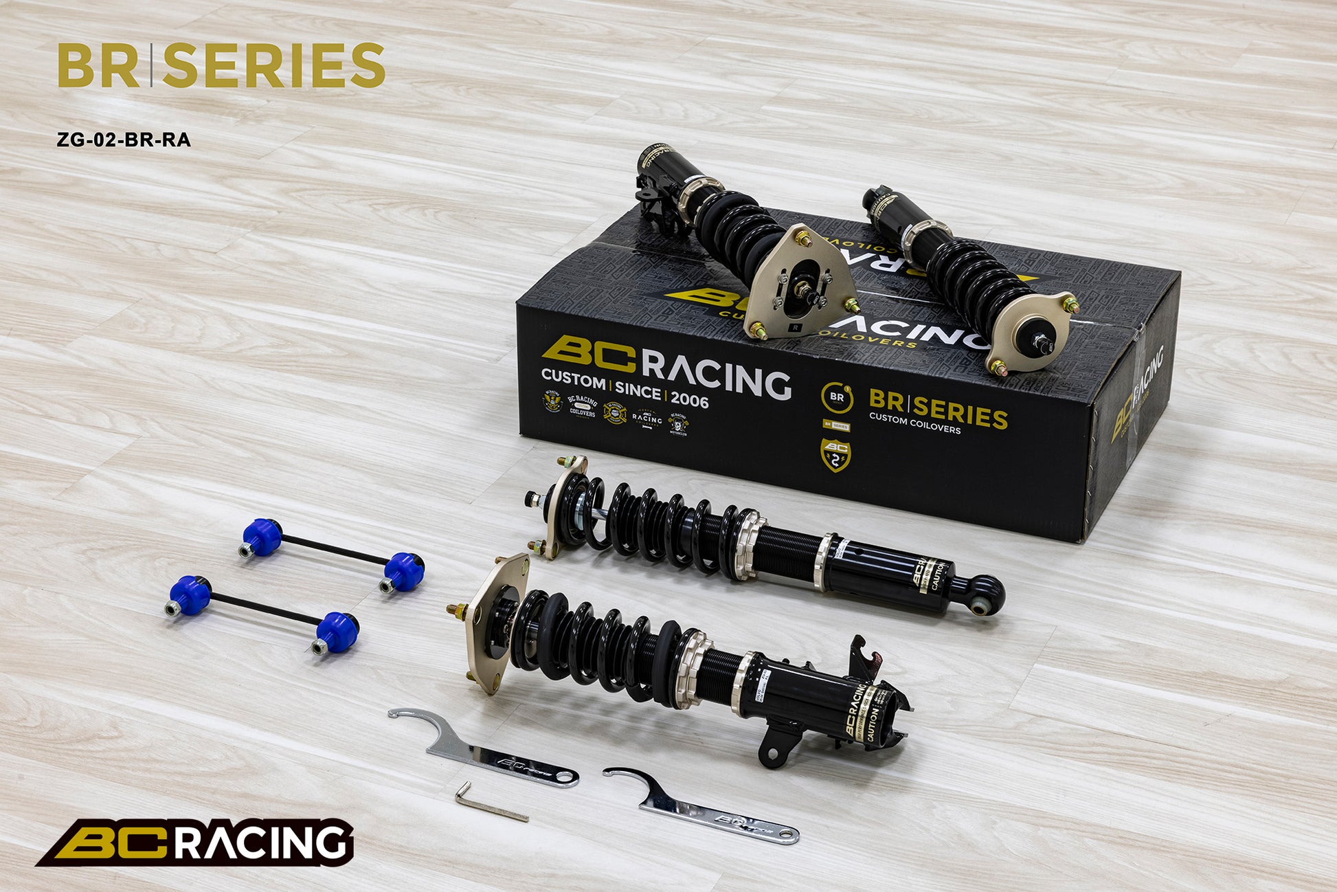 Suspensiones de Muelles Helicoidales BC Racing ZG-02-BR-RA para Volvo S40/V40 1995-2004 - Imagen 2