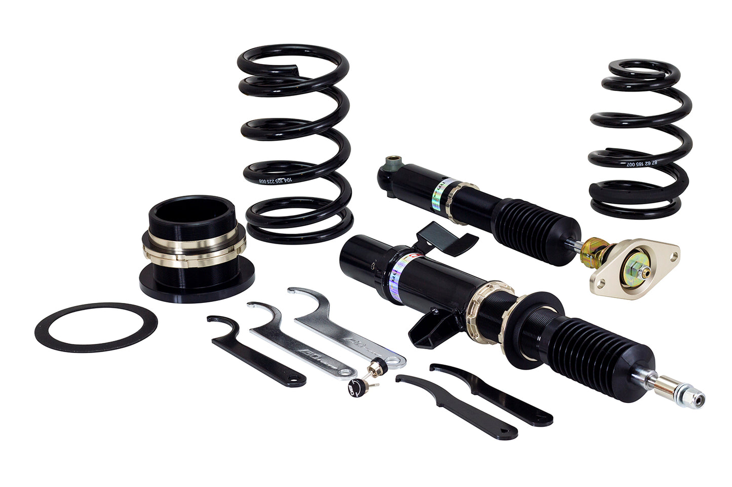 Suspensión de Muelles Helicoidales BC Racing ZG-07-BR-RN para Volvo V60/V70/S60 Y20 2007-2018 - Imagen 2