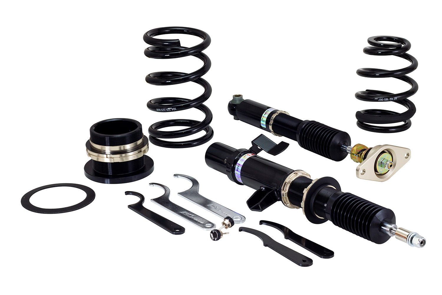 Suspensión de Muelles Helicoidales BC Racing ZG-07-BR-RN para Volvo V60/V70/S60 Y20 2007-2018 - Imagen 2