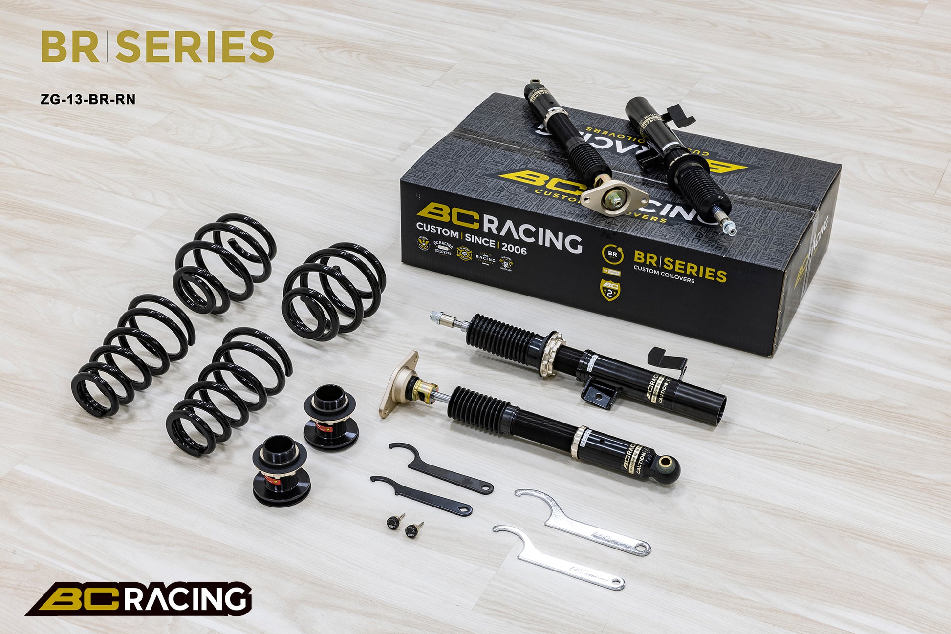 Suspensión de Muelles Helicoidales BC Racing ZG-13-BR-RN para Volvo XC60 T20 2008-2017 (AWD)