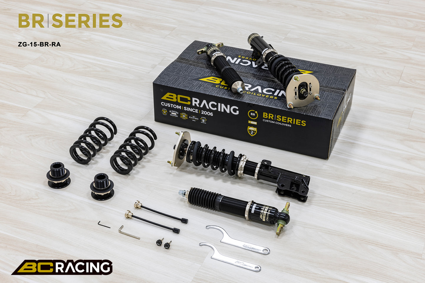 Suspensión de Muelles Helicoidales BC Racing ZG-15-BR-RA para Volvo V70/S70 P80 1998-2000 (AWD)