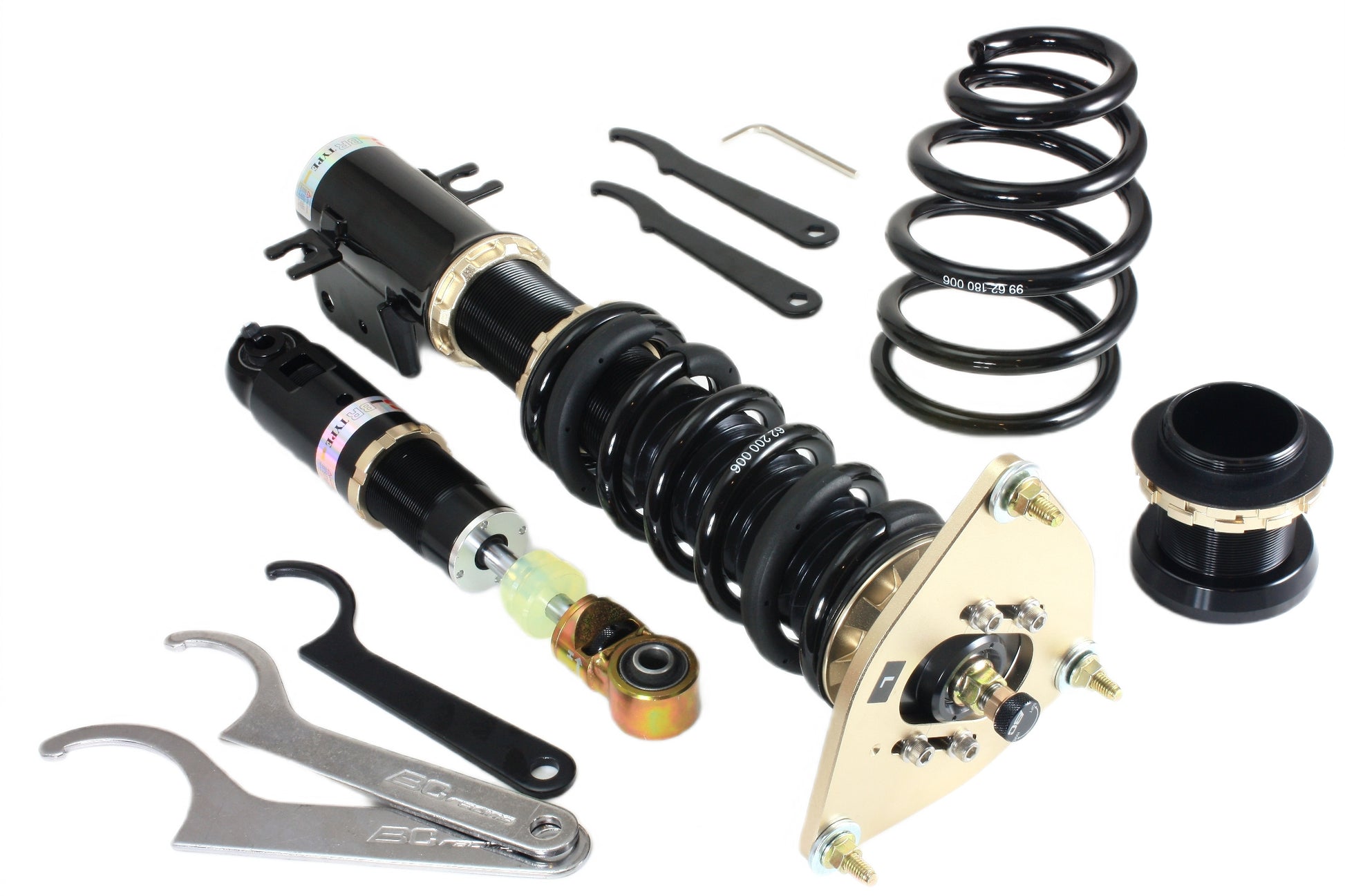 Suspensión de Muelles Helicoidales BC Racing ZO-01-BR-RA para Fiat Coupe FA/175 1993-2000 (Turbo) - Imagen 2