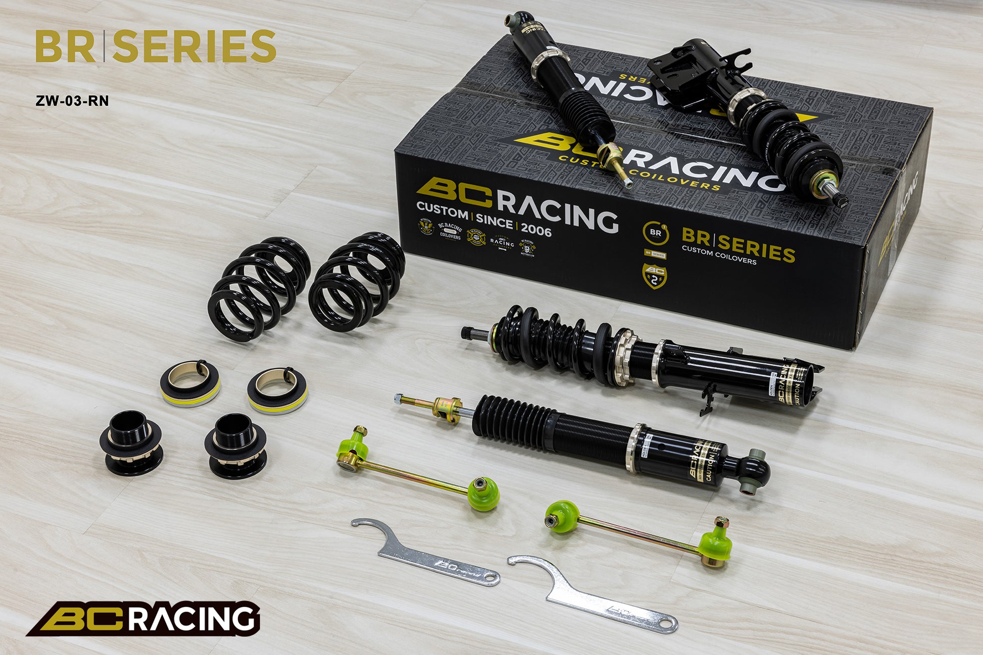 Suspensión de Muelles Helicoidales BC Racing ZW-03-BR-RN para Holden Commodore VT-VZ