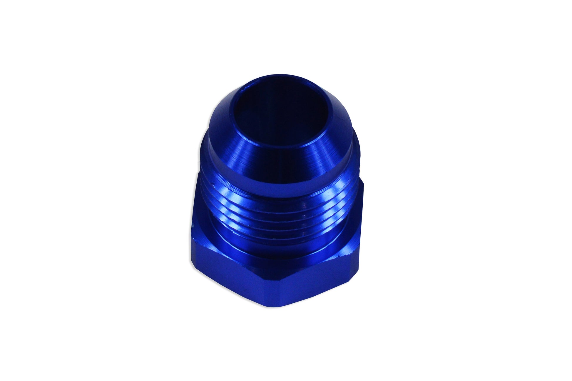 Racor AN -10 AN10 JIC Abocardado, Adaptador de Tapón Hexagonal Azul - Imagen 3