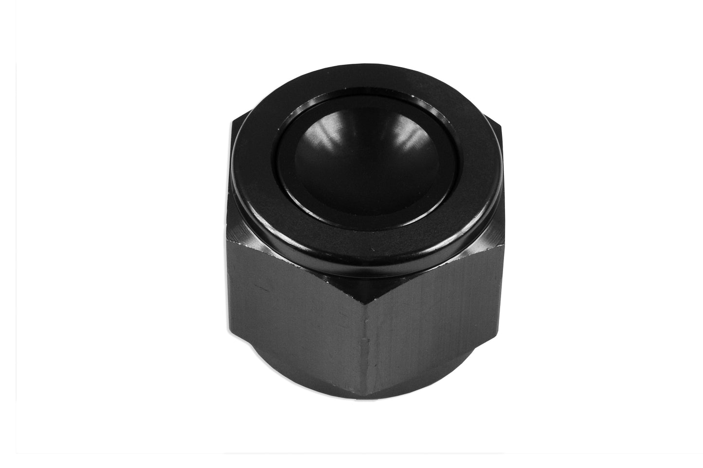 Adaptador AN -4 AN4 JIC Hembra Abocardado, Tapón Hexagonal, Negro - Imagen 2