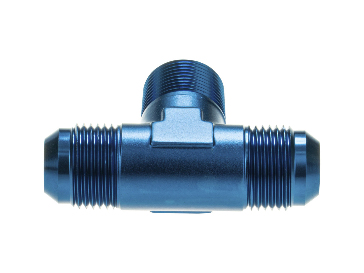 Adaptador de Combustible en T 1/4 NPT a AN6 JIC Azul - Imagen 2