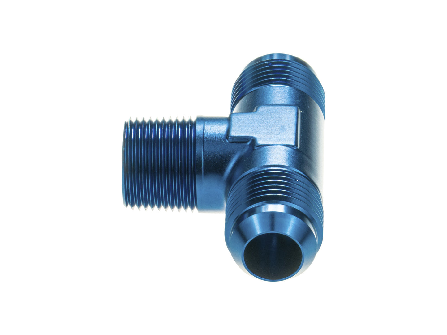 Adaptador de Combustible en T 1/4 NPT a AN6 JIC Azul - Imagen 3