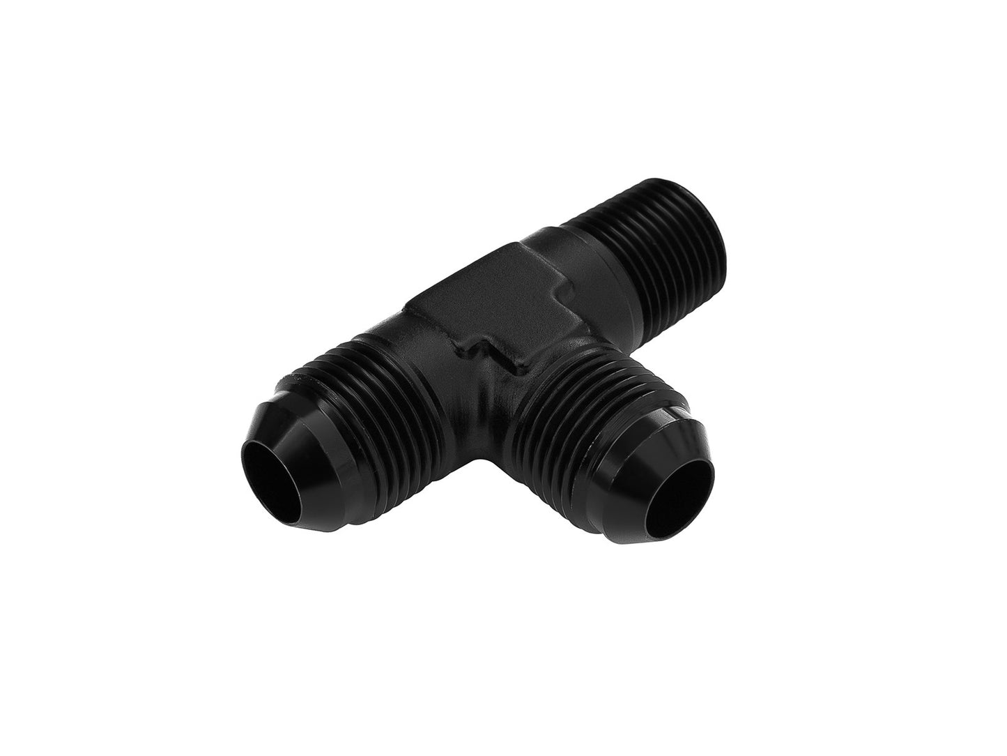 Adaptador de Combustible en T 3/8 NPT a AN8 JIC Negro