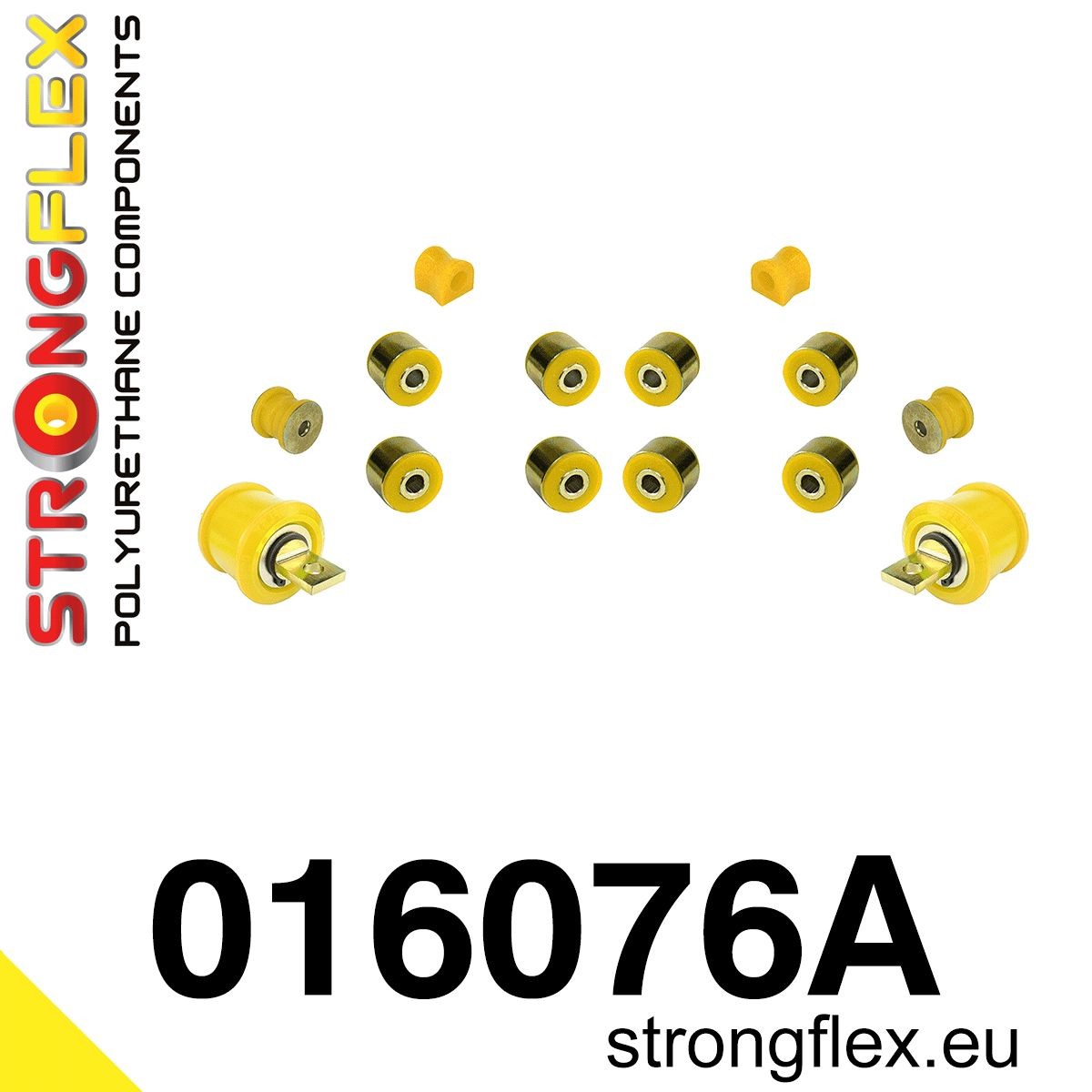 Alfa Romeo 147 156 GT 016076A: Kit Silentblocks Suspensión Trasera SPORT