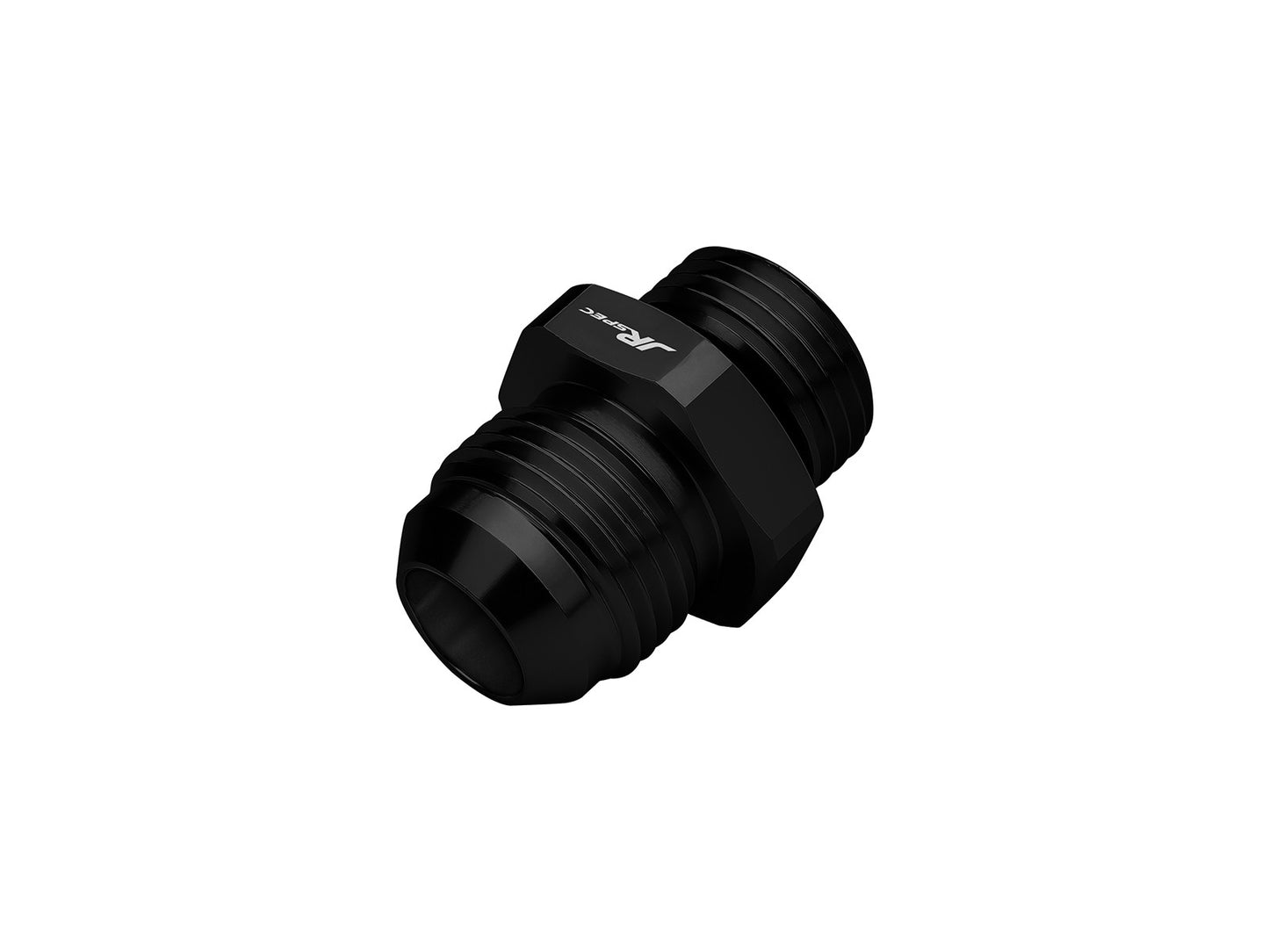 Adaptador Racor Abocardado JIC AN-10 a Manguera Recta 1/2", Negro - Imagen 2