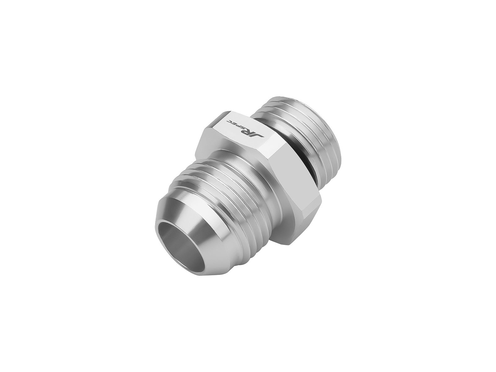 Adaptador AN-10 AN10 JIC Abocardado a Racor Recto 1/2" Plata - Imagen 2