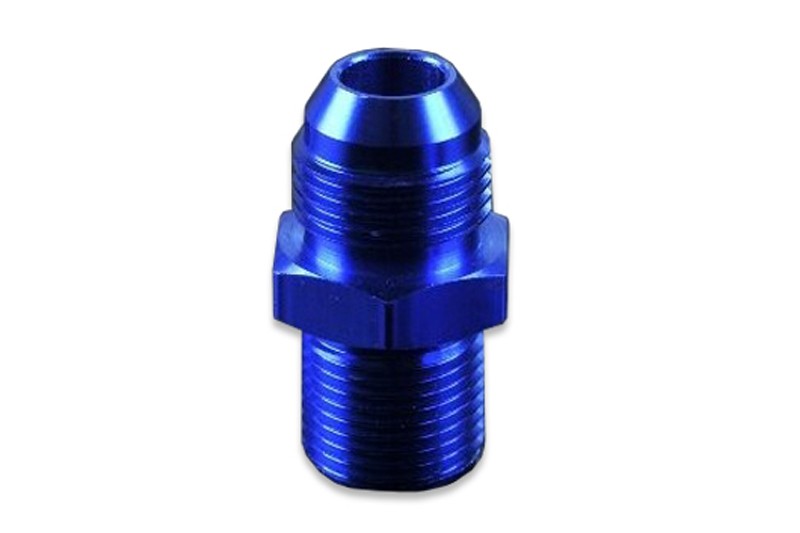 Racor AN-10 AN10 JIC Abocardado a 3/4 NPT Recto, Manguera, Azul - Imagen 3