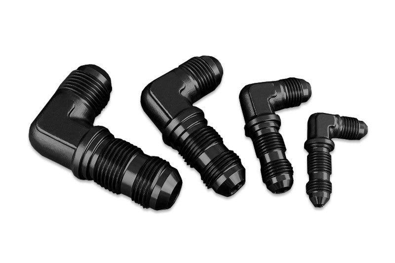 Adaptador AN10 JIC Abocardado 90º Macho para Manguera Combustible - Negro - Imagen 2