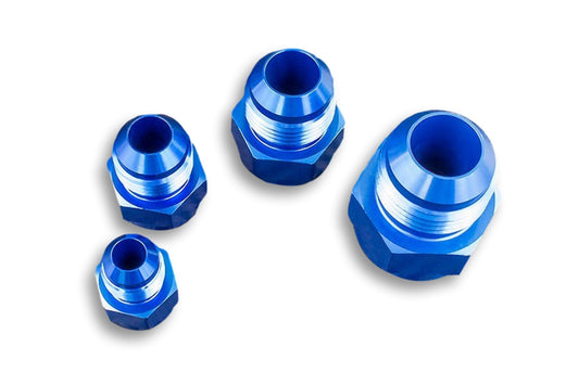 Adaptador AN10 Macho a AN6 Hembra, Racor Reductor JIC, Azul
