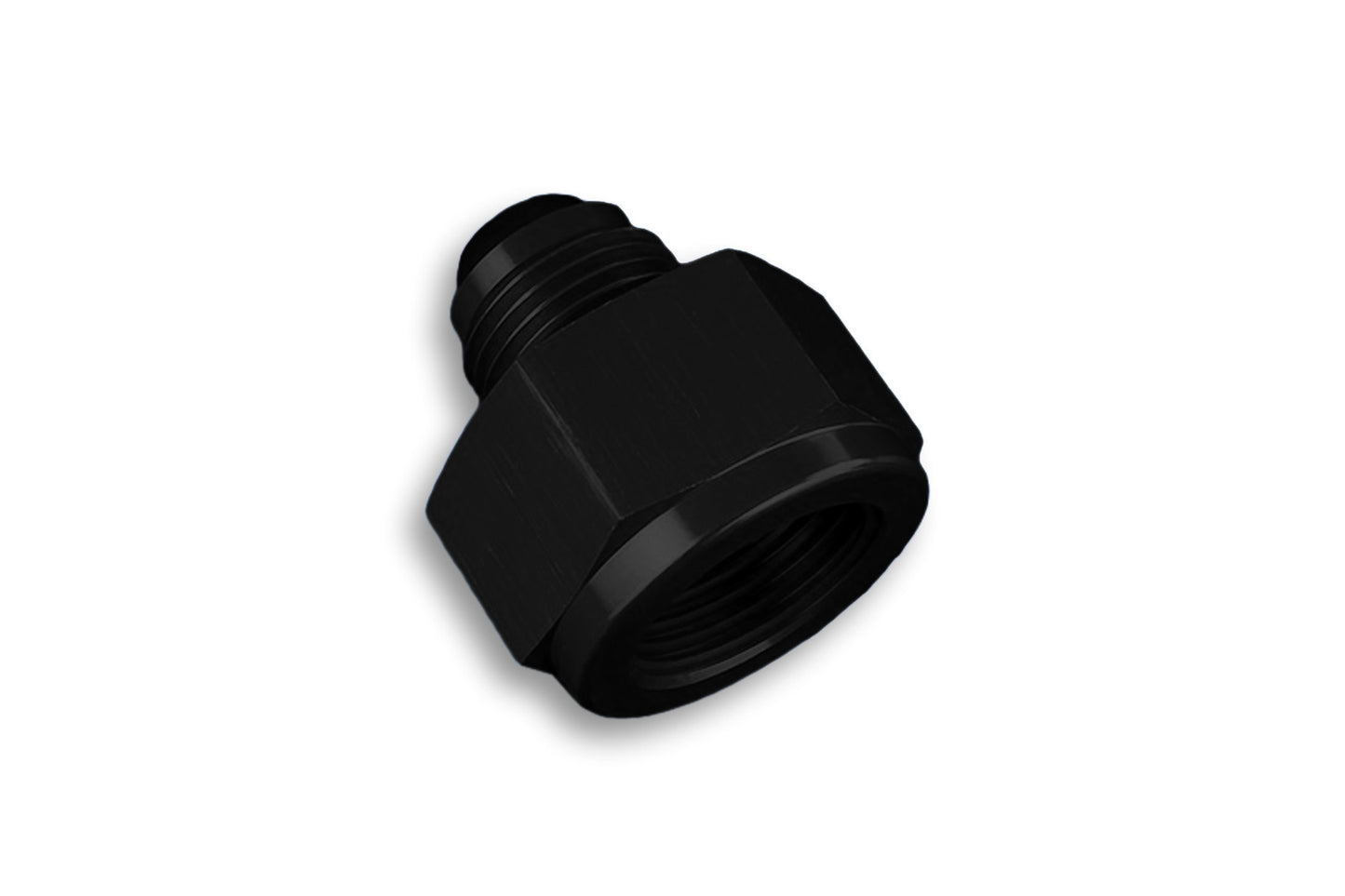 Adaptador AN10 Hembra a AN8 Macho, Racor de Manguera JIC Negro - Imagen 5