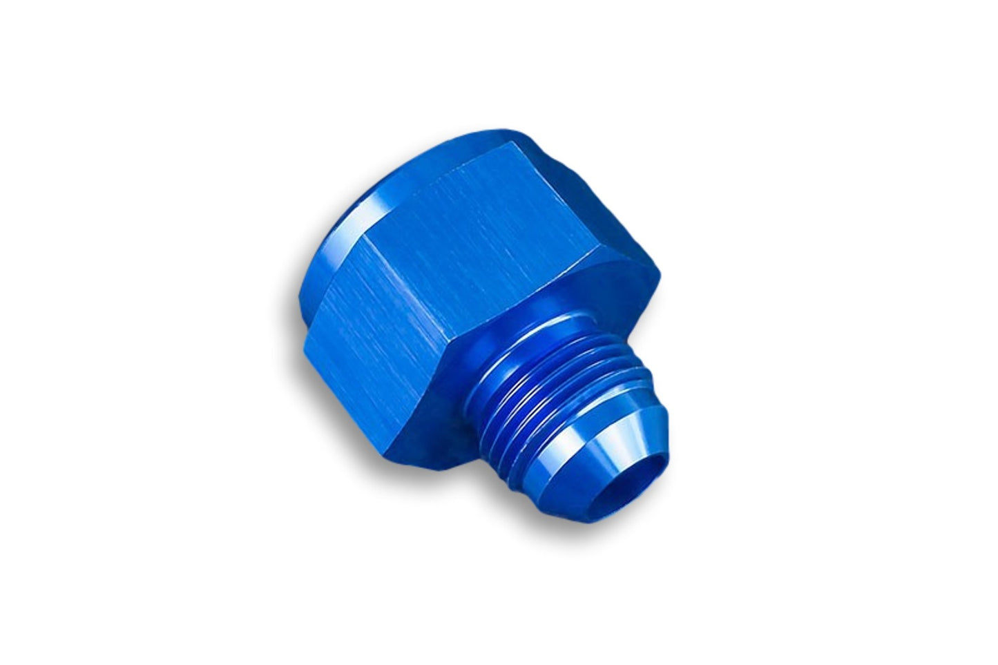 Adaptador AN10 Hembra a AN8 Macho, Racor de Manguera Reductor JIC - Azul - Imagen 4