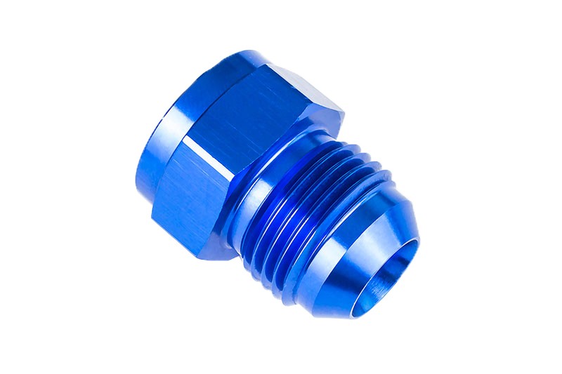Adaptador AN12 Macho a AN10 Hembra, Racor de Manguera JIC Azul - Imagen 3
