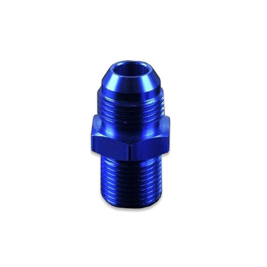 Racor AN12 Abocardado a M14x1.5 Recto, Manguera, Azul