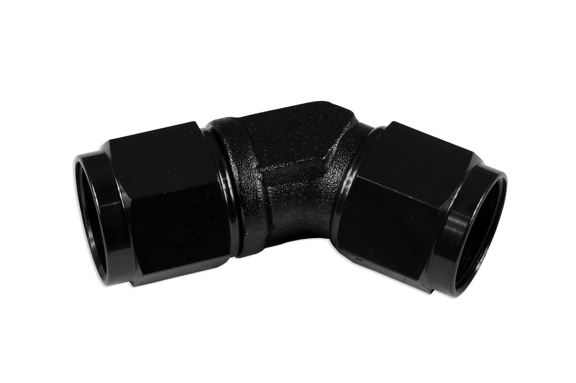 Adaptador AN4 45º Hembra-Hembra Para Manguera, Negro - Imagen 3