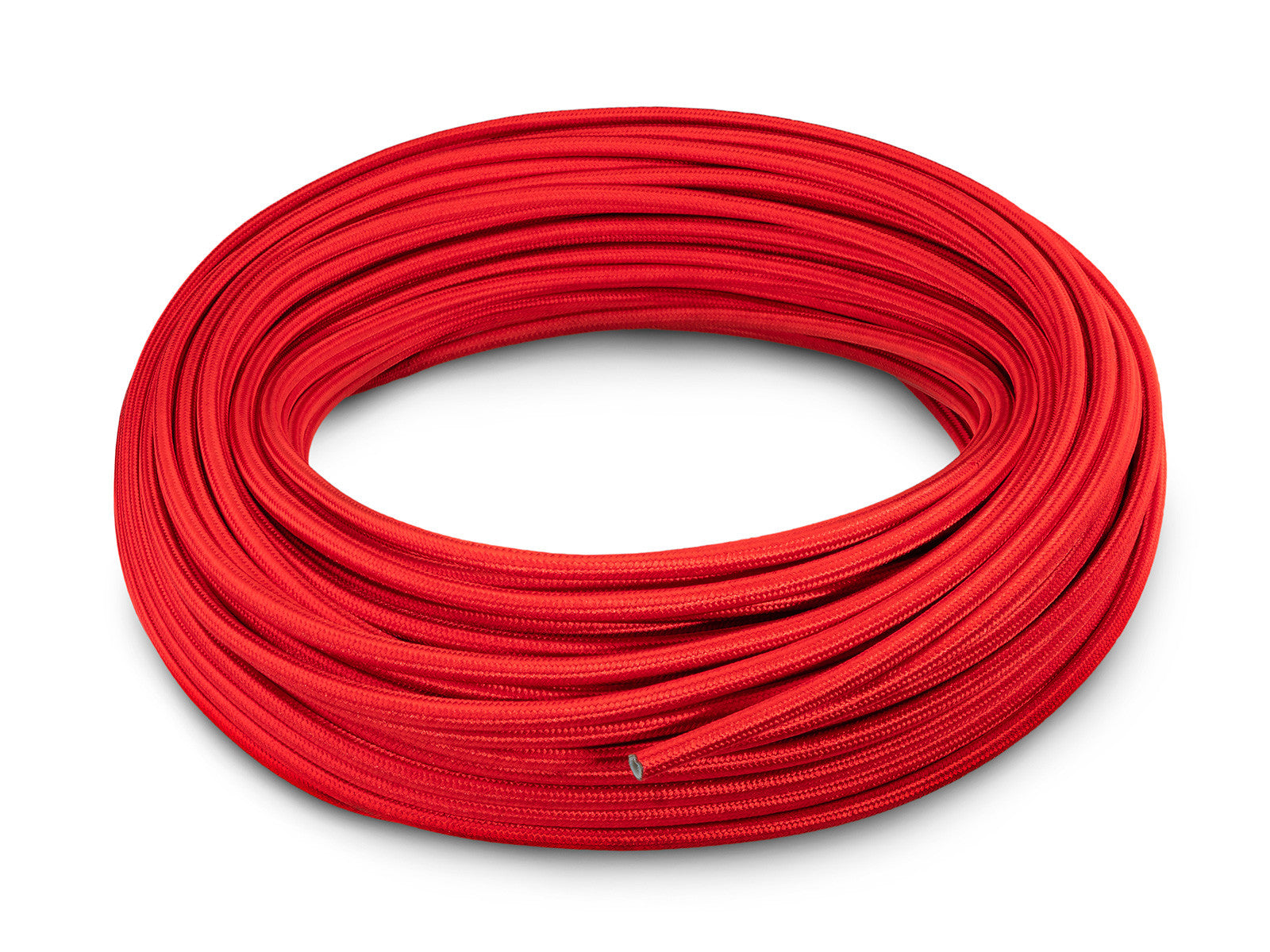 Manguera de Combustible AN4 5mm, PTFE (Teflón) Trenzado Nylon, Roja - Imagen 2