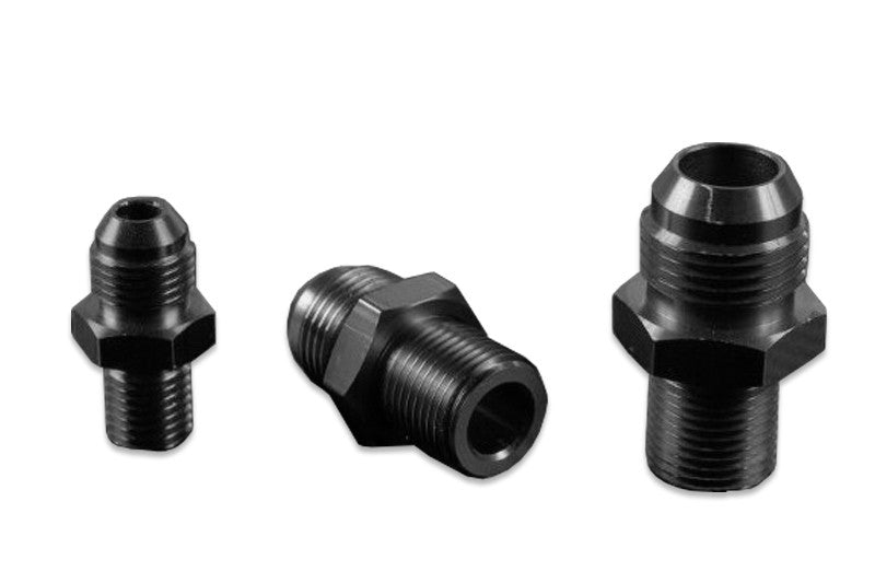 Racor AN -4 Abocardado JIC a M12x1.5 Macho-Macho Negro