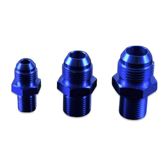 Adaptador AN4 JIC Abocardado a M8x1.0 Recto, Azul
