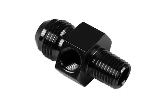 Adaptador de Combustible AN6 AN -6 a 1/4 NPT y 1/8 NPT, Negro