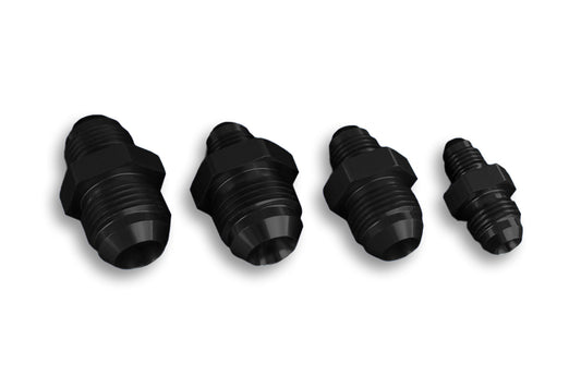 Adaptador Reductor AN6 Macho a AN4 Macho JIC para Manguera de Combustible, Negro